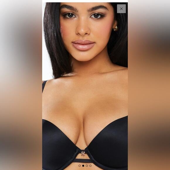 NEW Savage X Fenty Black CORE MICROFIBER T-SHIRT BRA 34C - Picture 3 of 4